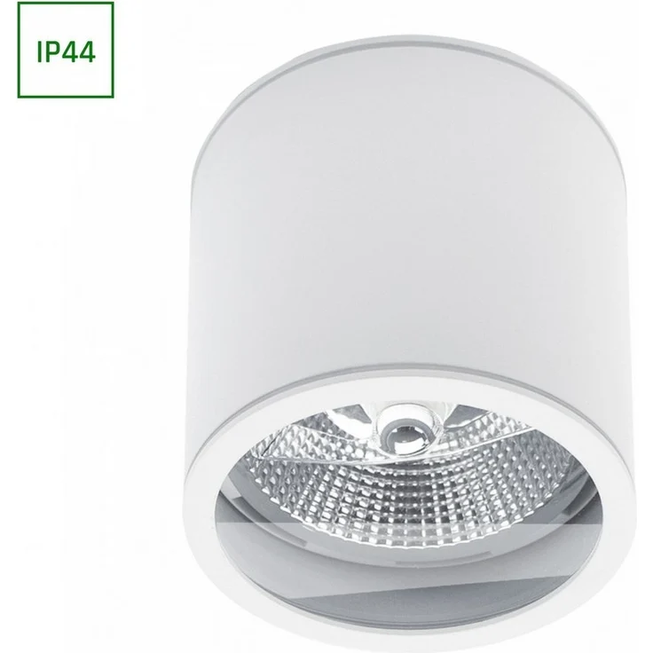 Spectrum Aufbauleuchte LED Aufbauleuchte Chloe AR111 weiß Badezimmerleuchte IP44 max. 35W GU10, Nein – Bild 1