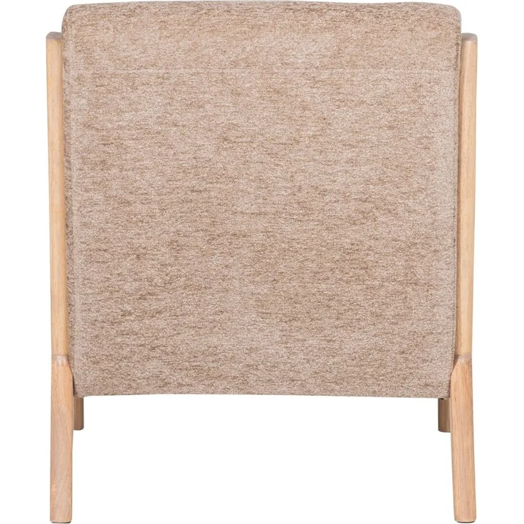 Sessel Mark - Chenille-Stoff Sand, Gestell Natur – Bild 5