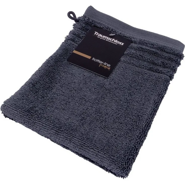 Traumschloss Waschlappen Premium-Line, (1-St), 100% amerikanische Supima Baumwolle mit 600g/m²
