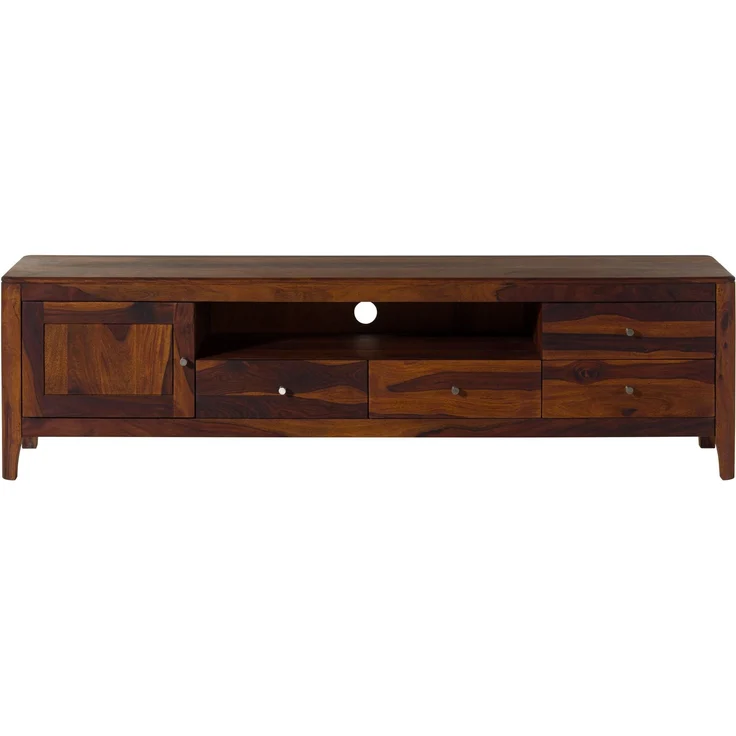 TV-Board Sheesham 200 x 40 x 55 walnuss geölt BROOKLYN #18 – Bild 6