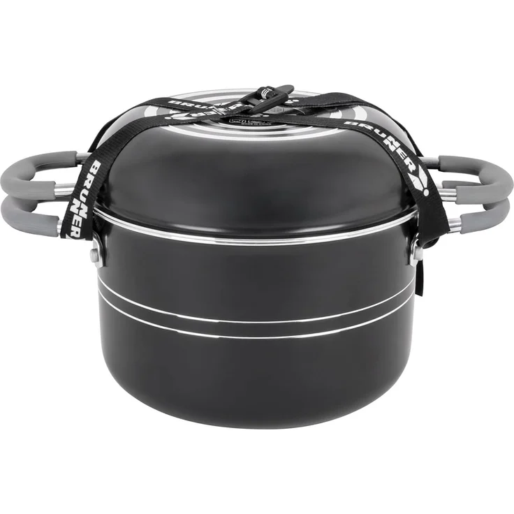 BRUNNER Topf-Set Camping Koch Geschirr Set Flavor 7+1, 20 cm Outdoor Küche Topf Pfanne Alu – Bild 6