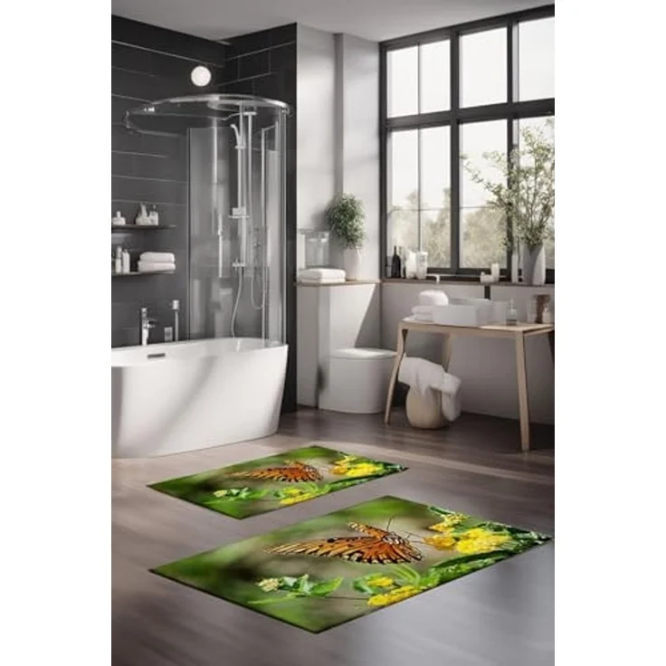 Mijolnir 'CT-5108' Badematten-Set (2-teilig), Mehrfarbig – Bild 1
