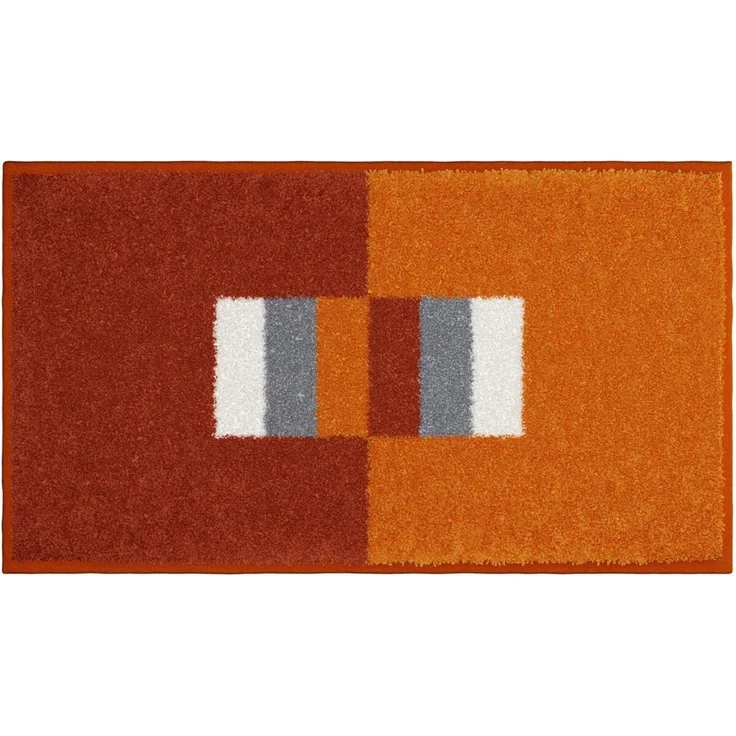 Linea Due CAPRICIO Badteppich 65x115 cm orange – Bild 1