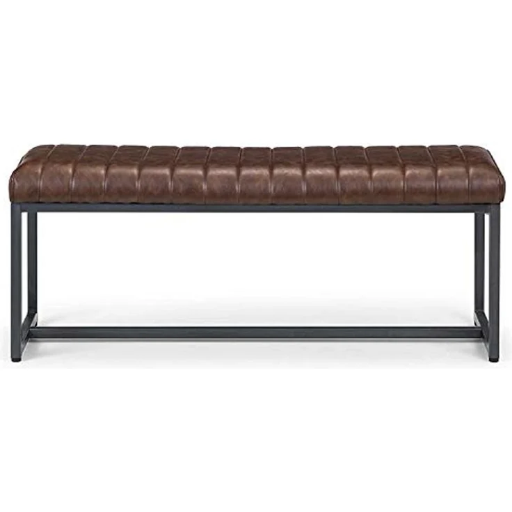 Julian Bowen Brooklyn Sitzbank, bezogen, braun – Bild 5