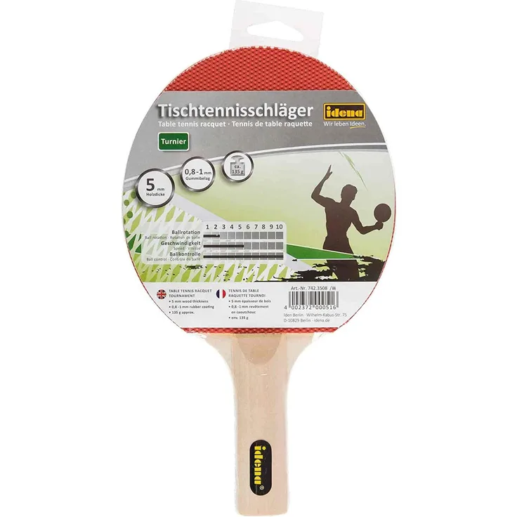 Idena Tischtennisschläger Turnier