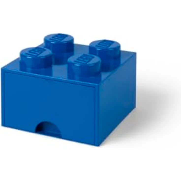 Lego 'Storage Brick 4' Aufbewahrungsbox blau mit 1 Schublade – Bild 5