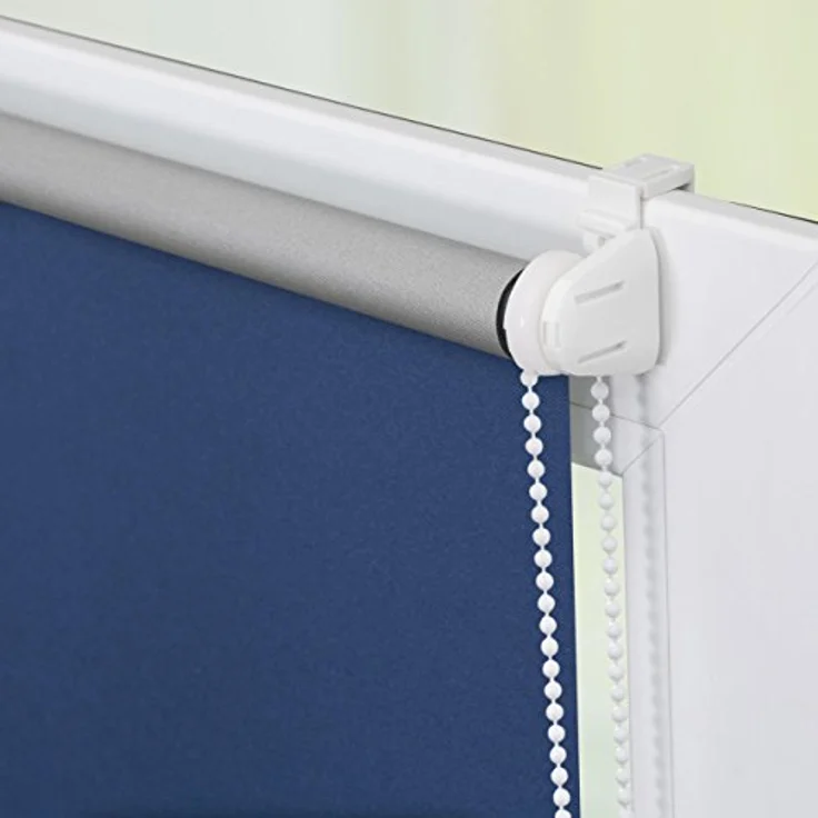 Lichtblick Sonnenschutzsysteme GmbH Thermo-Rollo Vancouver 80 cm x 150 cm (BxL) Blau Verdunkelnd & Thermofunktion; Klemm- und schraubbar; Energiesparend – Bild 7