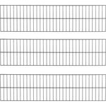 Gartenzaun Zaunelemente Doppelstabmattenzaun 3er Set RAL 7016 Zaun Gartenzaun