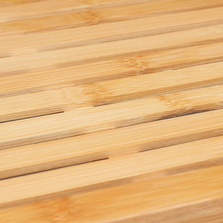 Wäschekorb Bambus, Natur, Grau, 3x Fächer grau – Bild 9