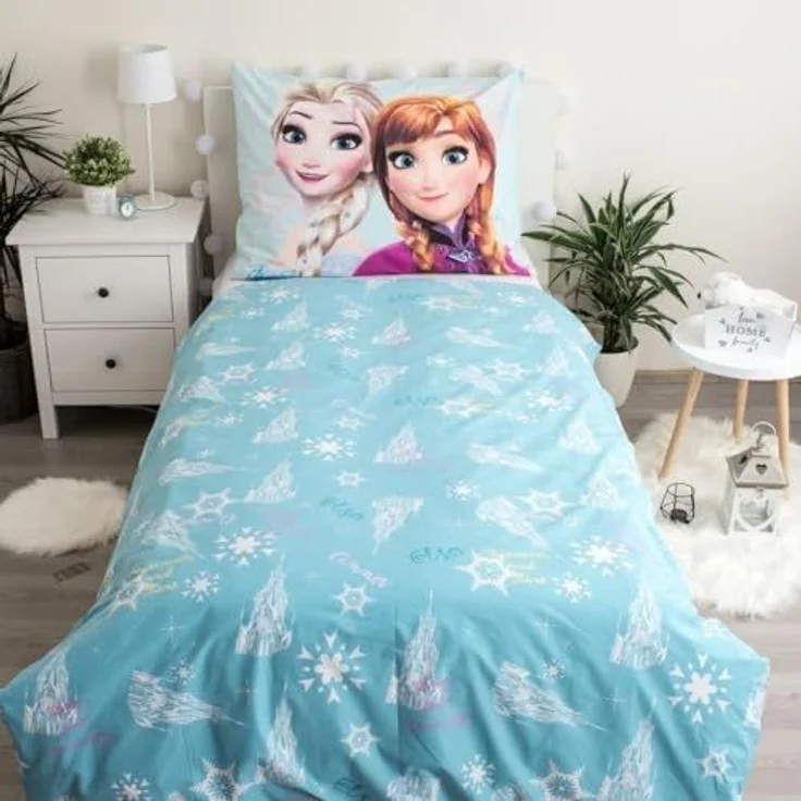 Disney Frozen Bettwäsche Set – Baumwolle Kinderbettwäsche 140x200 + 70x90 cm – Bild 3