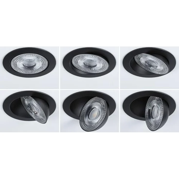Paulmann 92258 LED Einbauleuchte White Select Aumus 3er-Set Schwarz 3 Step Dimmbar – Bild 10