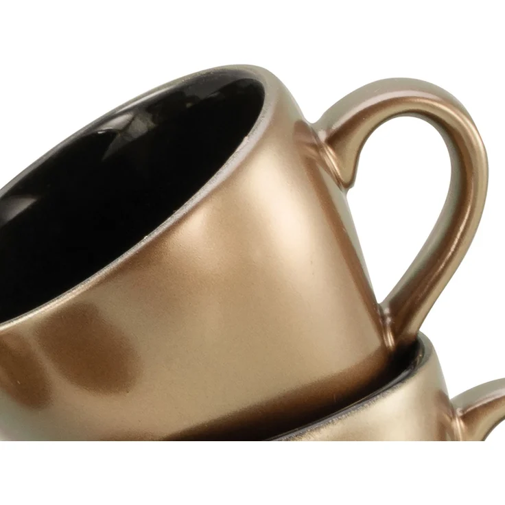 Golden Days Schwarz, Espressoset 12-tlg (mo) – Bild 4