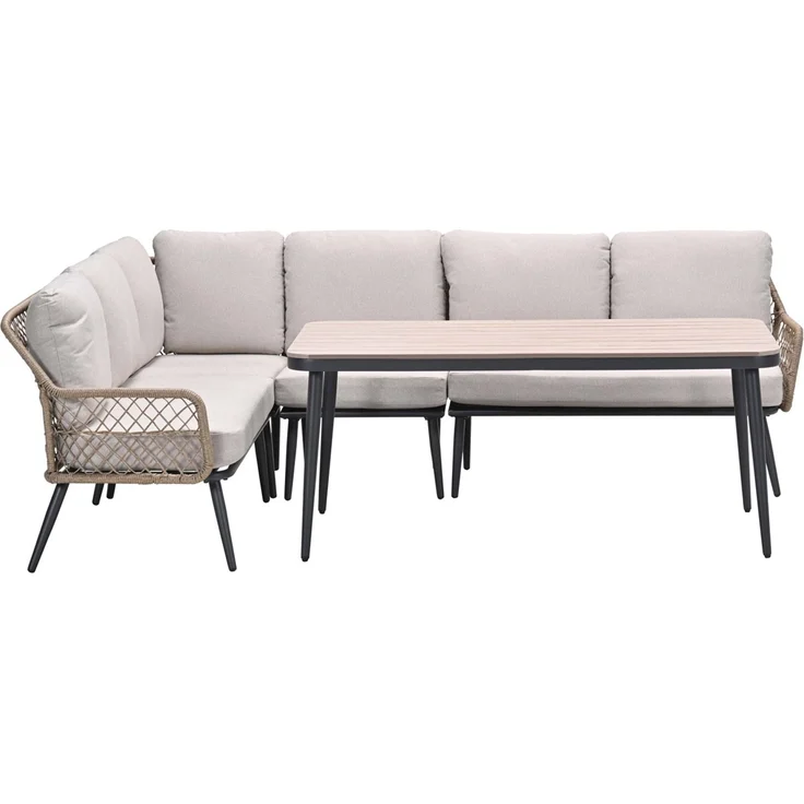 Garden Impressions Allasio Lounge- Dining Eckset - 5-tlg. - Outdoor-Design mit funktionaler Dining-Höhe – Bild 8