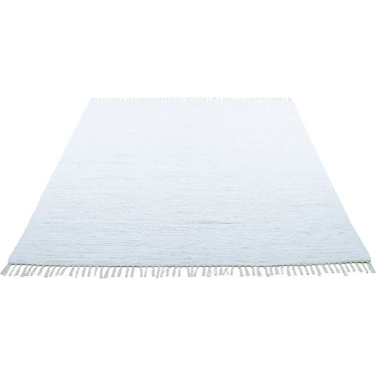 THEKO Teppich Happy Cotton Fleckerl, handgewebt, rechteckig, Höhe: 5 mm, Flachgewebe, reine Baumwolle, meliert, mit Fransen, auch als Läufer – Bild 5