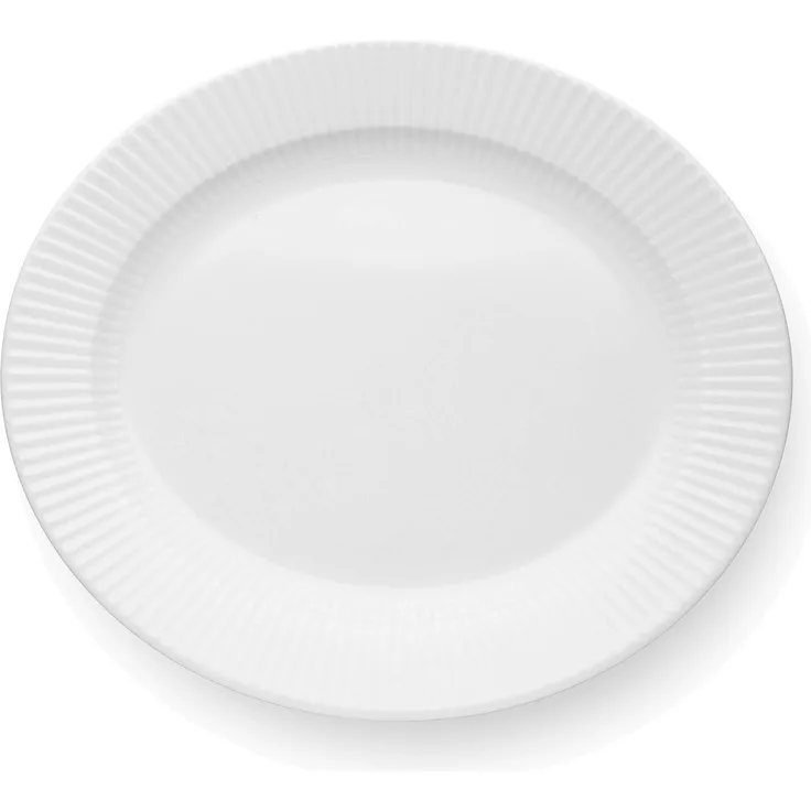 Eva Solo Legio Nova Teller Oval, Servierteller, Servierplatte, Servieren, Küche, Porzellan, Weiß, 31x27 cm, 887260