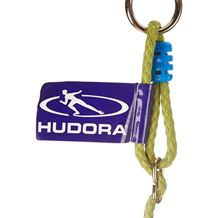 HUDORA Nestschaukel Aluminium, Belastbarkeit bis 120 kg, 120 cm, blau/gelb – Bild 5