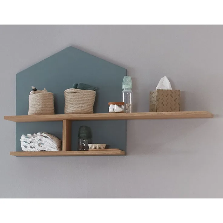 Arthur Berndt Wandregal »Roofy«, Salbei, Nagano Oak, 60x26x104 cm