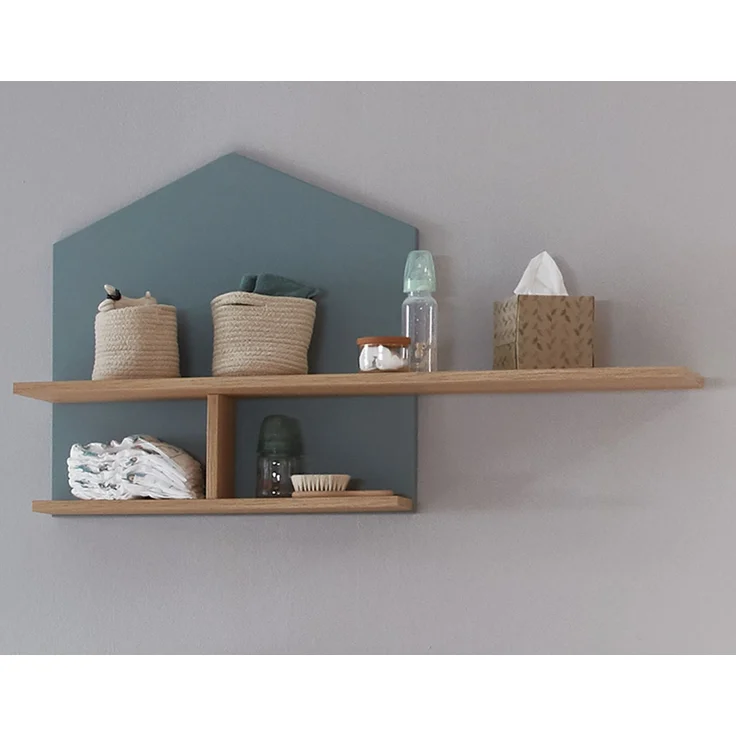 Arthur Berndt Wandregal »Roofy«, Salbei, Nagano Oak, 60x26x104 cm
