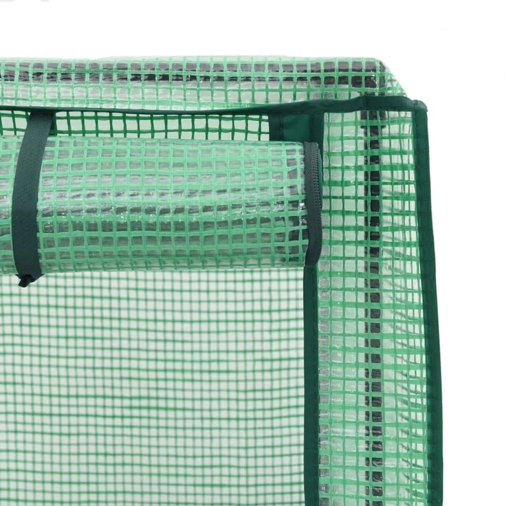 vidaXL Hochbeet mit Gewächshaus-Aufsatz Rattan-Optik 40x40x123 cm 4015809 – Bild 7