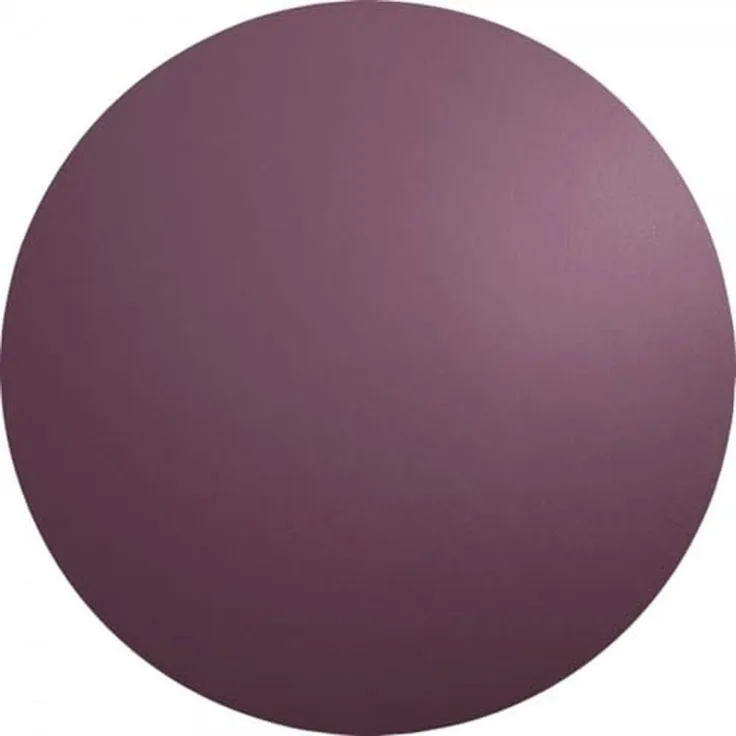 ASA SELECTION Platzset ASA Selection leather optic Tischset rund, plum Ø38 cm