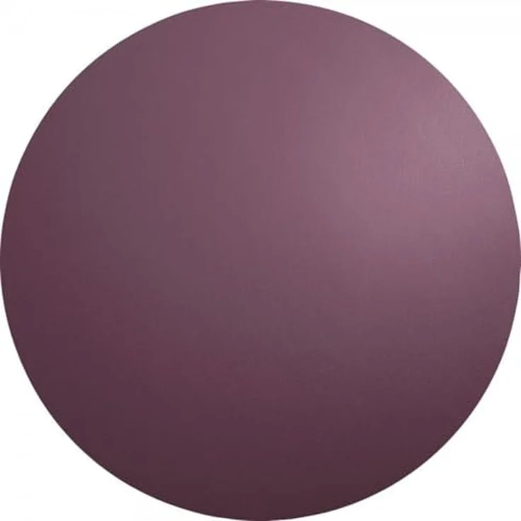 ASA SELECTION Platzset ASA Selection leather optic Tischset rund, plum Ø38 cm – Bild 1
