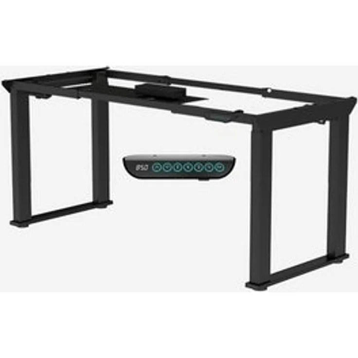 FLEXISPOT Schreibtisch Höhenverstellbarer Schreibtischgestell E2Q, mit 4-Beinen (6-Tasten-Steuerung mit USB-Anschluss, Großzügige Tischplattengröße 120-200 cm, 73-123 cm höhenverstellbar, 150 kg Traglast), Doppelmotor, Optimales Kabelmanagement, Modern... – Bild 6