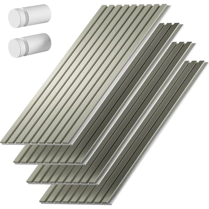 Akustikpaneel Sonoa Salbeigrün/Weiß 4er Set Vicco – Bild 1