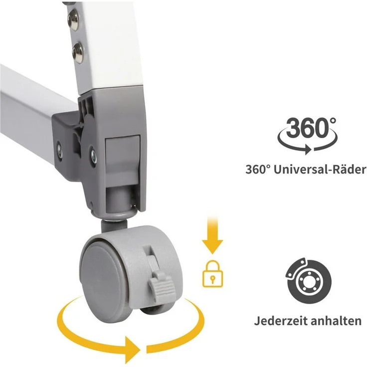 JEOBEST Beistellbett 3 in 1 Babybett, Schaukelmodus, mit atmungsaktivem Netz und Laken, mit Rollen Kinderbett, 6-Fach Höhenverstellung, Moskitonetz, Lagerung – Bild 3