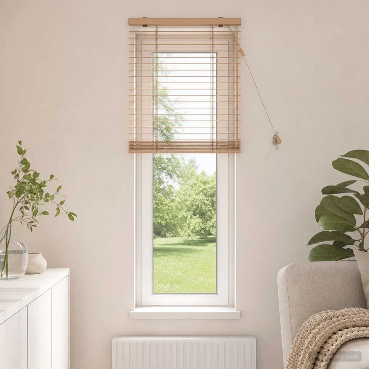 vidaXL Venezianische Jalousie Eichenoptik 65 x 160 cm 35 mm 42015334 – Bild 1