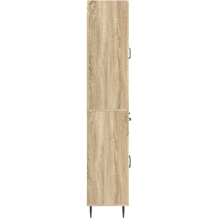 vidaXL Schrankset 2 pcs Sonoma-Eiche 66 x 34,5 x 89,5 cm Holzwerkstoff 3416666 – Bild 5