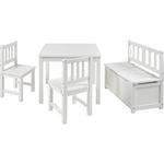 Bomi 'Anna' Kindersitzgruppe, 4-tlg., Kiefernholz weiß
