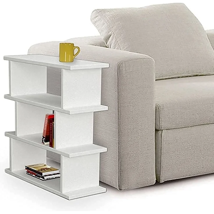 Best Bücherregal Totem weiß 60 x 54 x 22 cm – Bild 1