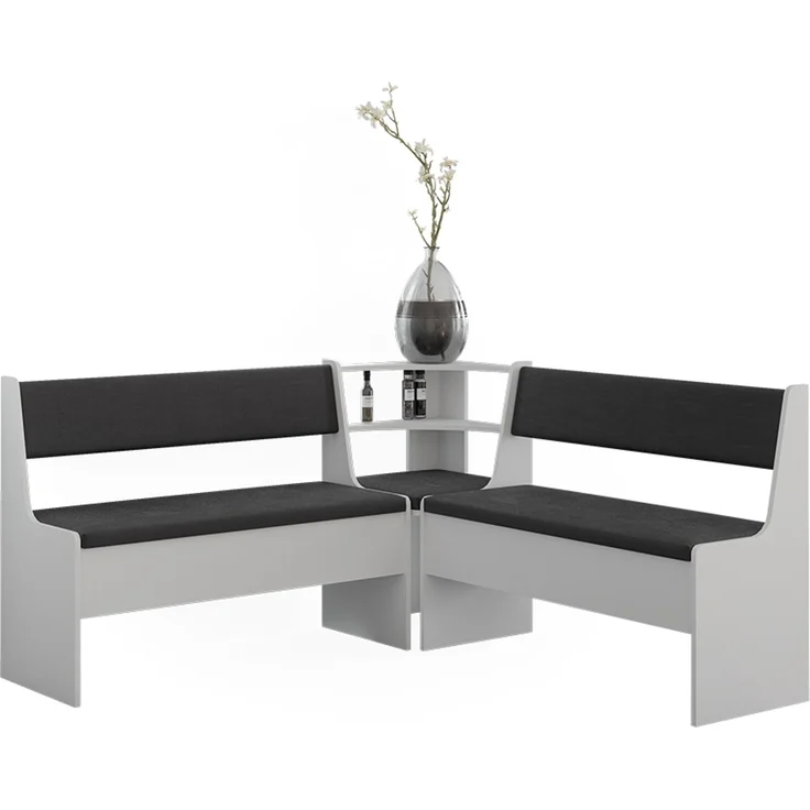 Eckbankgruppe Roman Weiß 150.1x150.1 cm Vicco – Bild 5