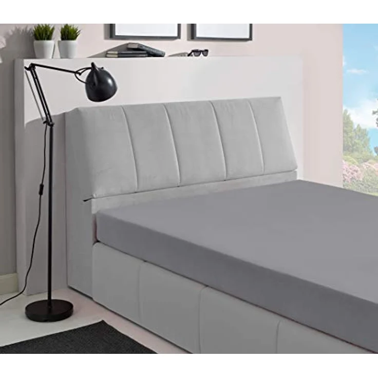 Hometex Premium Textiles Spannbettlaken Premium Boxspringbett Spannbetttuch ideal für Wasserbett und Matratzen, Jersey, Gummizug: Rundumgummizug, Spannbettlaken Premium Qualität 190 g/m², Gekämmte Baumwolle – Bild 7