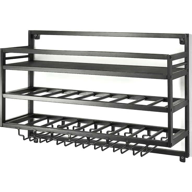 Kobolo Regal Wandregal MALBEC aus Metall in schwarz – Bild 3