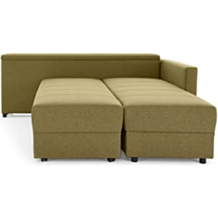 LOOKS by Wolfgang Joop Looks III Designer Sofa mit Boxspringfederung, Ecksofa mit Bettfunktion, braun, 287x229x77 cm – Bild 8
