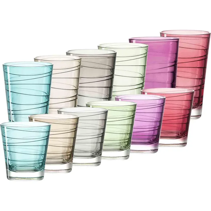 Leonardo VARIO Trinkglas 12er Set - 6x klein + 6x groß