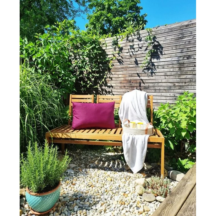 JACK Kissenbezüge 2er Set 40x60cm Outdoor Wasserfest, (2 Stück), 2x Kissenhülle, strapazierfähig, wasserabweisend, Innen & Außen – Bild 3