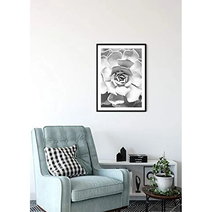 Komar Wandbild Succulent Closeup, Premium-Poster mit seidenmatter Oberfläche, 40 x 50 cm, ohne Rahmen, MADE IN GERMANY – Bild 4