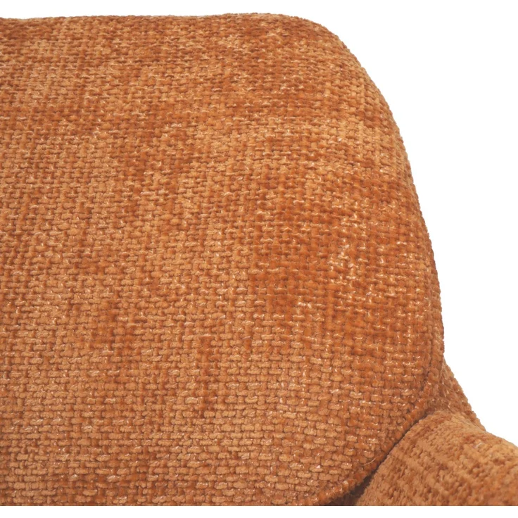 2er-Set Esszimmerstuhl HWC-N74, Küchenstuhl, drehbar Auto-Return, Stoff Chenille (490g/m²) ~ ocker-gelb – Bild 5