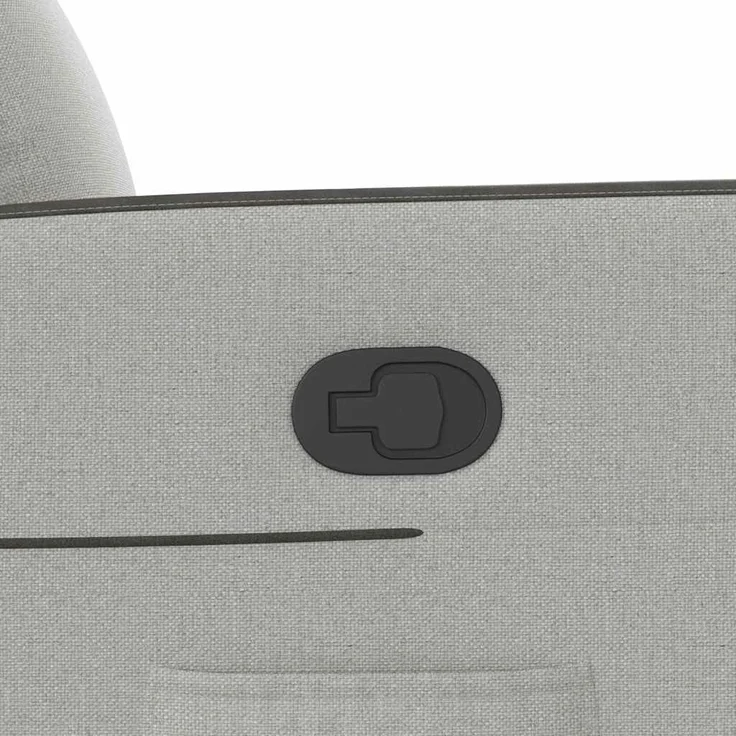 vidaXL Relaxsessel Wolkengrau Stoff 4104824 – Bild 7