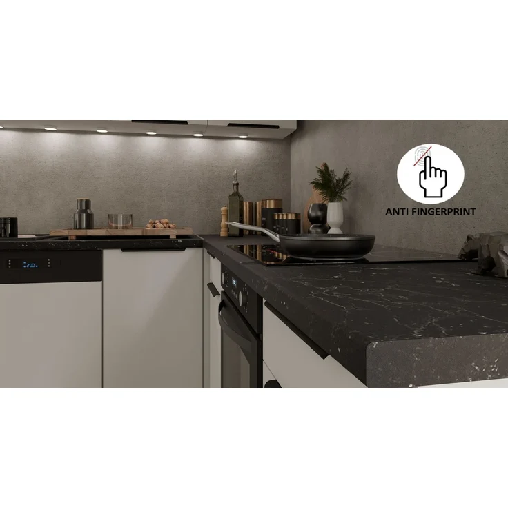 Winkelküche ARIA K-WH ECKE 1 - 215 x 220 + 120 cm Anti Fingerprint Küchenzeile Küchenblock Singleküche Einbauküche Küche Eckküche – Bild 5
