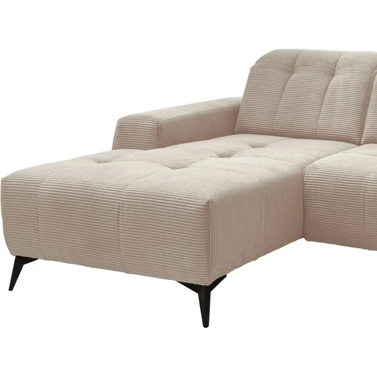 Ecksofa Sano von Benformato - Hochwertiges Cordsofa mit Elektrofunktion und verstellbaren Kopflehnen – Bild 4