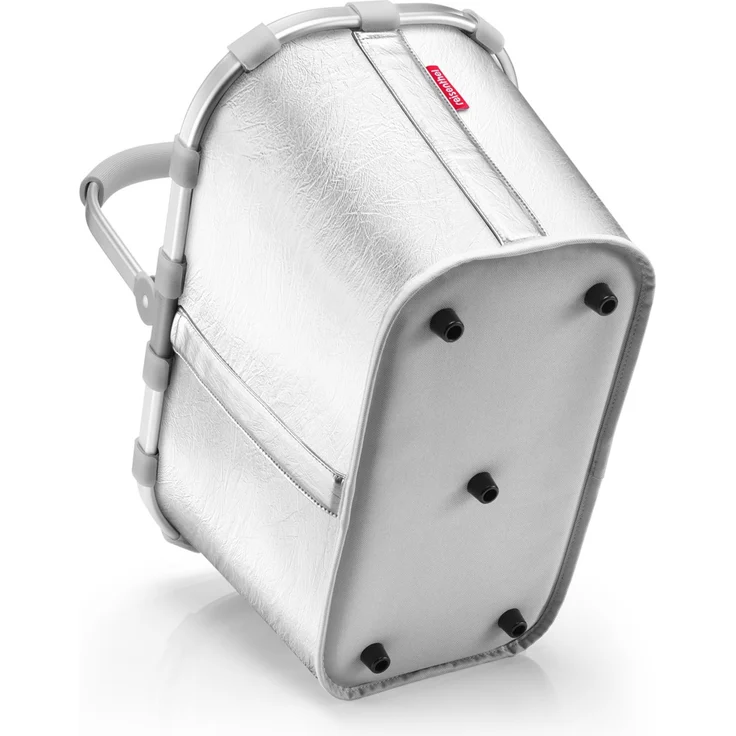 reisenthel carrybag Einkaufskorb silver crackle Tragekorb BK7088 – Bild 3