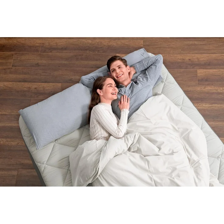 Fortech™ Doppelluftbett mit Reißverschlussbezug & integrierter Elektropumpe 203 x 152 x 51 cm – Bild 9