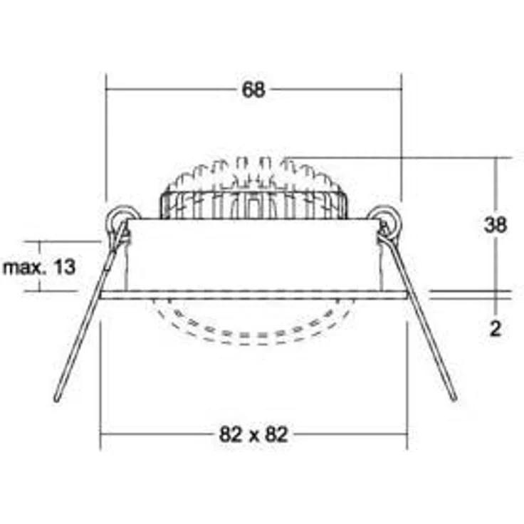 Brumberg LED-Einbaustrahler 3000K weiß dimm. 39365073 – Bild 4
