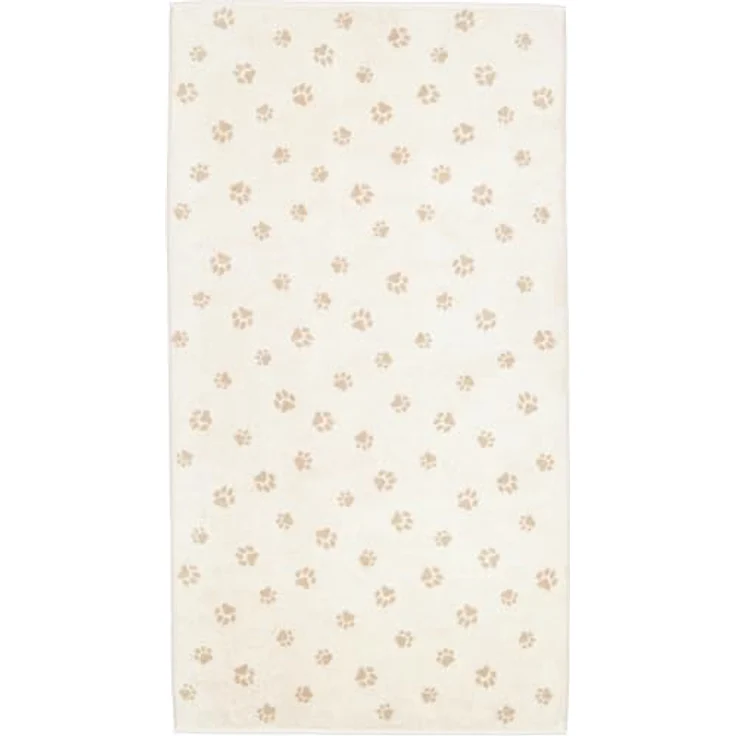 Cawoe Duschtuch We love dogs, Beige, 80x150 cm, Oeko-Tex® Standard 100, saugfähig, strapazierfähig, Made in Germany – Bild 2