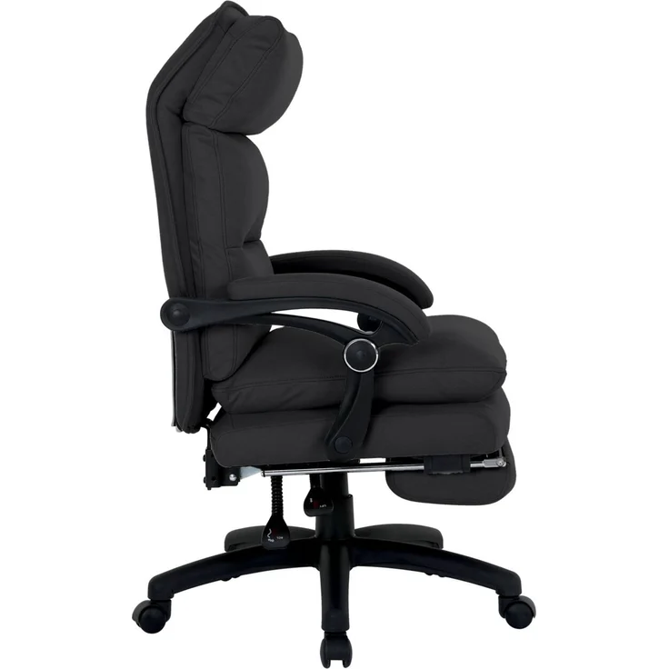 Venda 'ELIAS' Chefsessel, Stoff anthrazit, 71 x 118 x 70 cm, Relaxfunktion mit Beinauflage und Belastbarkeit 140 kg – Bild 6