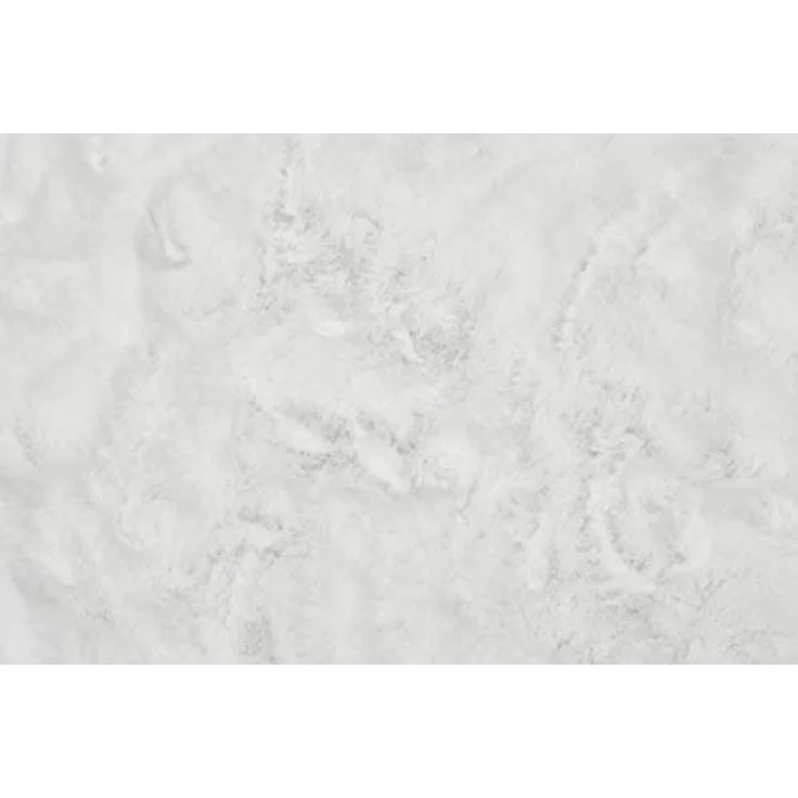 -LUXOR- living Teppich Coste gemütlicher Hochflor Kunstfell Teppich Fellimitat in Schaffelloptik 120 cm rund weiß – Bild 4