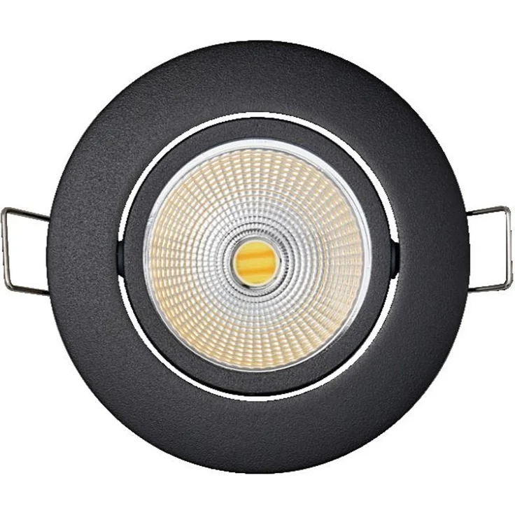 LED Einbauleuchte 5068 Dim to Warm schwarz-matt 9,5W 38° 350mA - 88x55mm - 9,5W - schwarz-matt - Flood 38° - Nobile AG